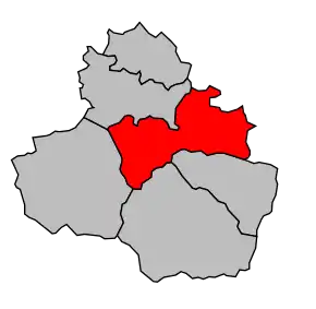 Cantonul Saint-Girons în cadrul arondismentului