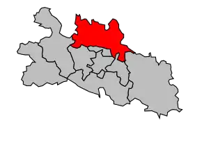 Cantonul Saverdun în cadrul arondismentului