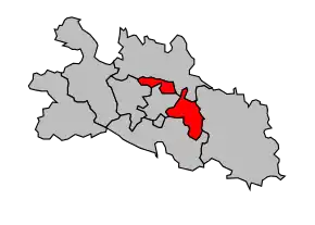 Cantonul Pamiers-Est în cadrul arondismentului