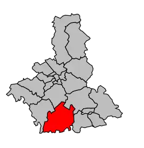 Cantonul Chaource în cadrul arondismentului