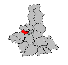 Cantonul Sainte-Savine în cadrul arondismentului