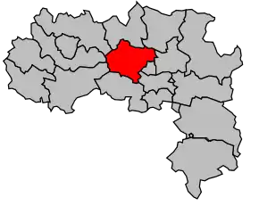 Cantonul Alzonne în cadrul arondismentului