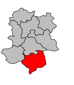 Cantonul Axat în cadrul arondismentului