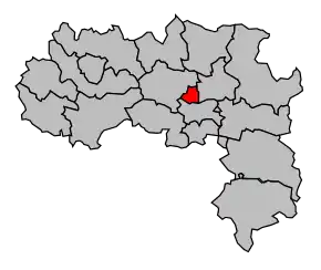 Cantonul Carcassonne-Nord în cadrul arondismentului