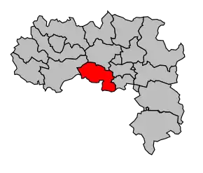 Cantonul Montréal (Aude) în cadrul arondismentului