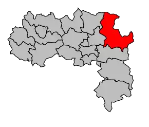 Cantonul Peyriac-Minervois în cadrul arondismentului