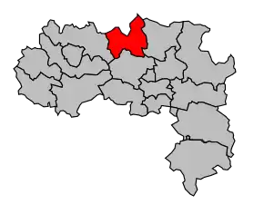 Cantonul Saissac în cadrul arondismentului