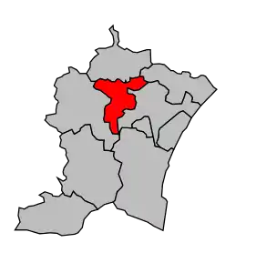 Cantonul Narbonne-Ouest în cadrul arondismentului