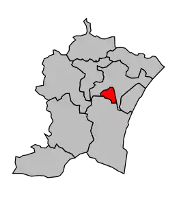 Cantonul Narbonne-Sud în cadrul arondismentului