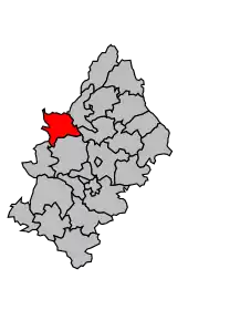 Cantonul Conques în cadrul arondismentului