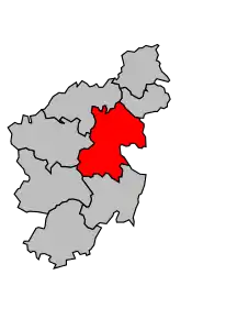 Cantonul Montbazens în cadrul arondismentului