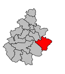 Cantonul Nant în cadrul arondismentului