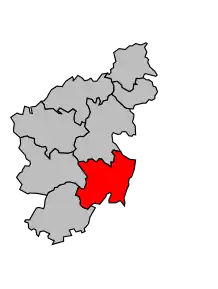 Cantonul Rieupeyroux în cadrul arondismentului