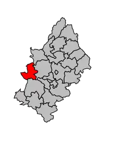 Cantonul Rignac în cadrul arondismentului