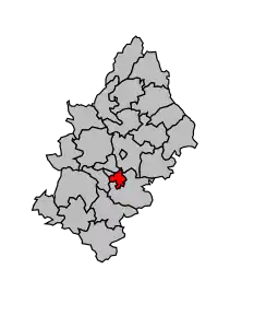 Cantonul Rodez-Est în cadrul arondismentului