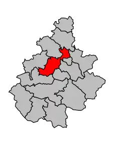 Cantonul Saint-Beauzély în cadrul arondismentului