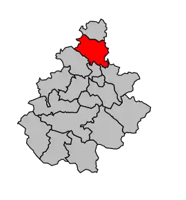 Cantonul Sévérac-le-Château în cadrul arondismentului