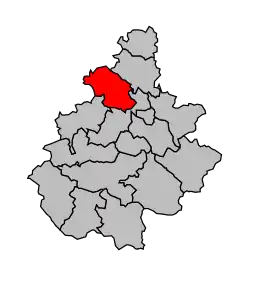 Cantonul Vézins-de-Lévézou în cadrul arondismentului