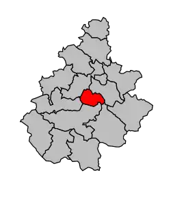 Cantonul Millau-Ouest în cadrul arondismentului