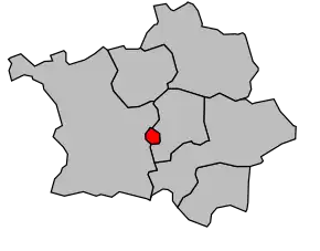 Cantonul Aubagne-Ouest în cadrul arondismentului