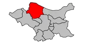 Cantonul Lambesc în cadrul arondismentului