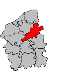 Cantonul Blangy-le-Château în cadrul arondismentului