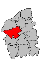 Cantonul Cambremer în cadrul arondismentului