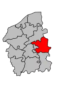 Cantonul Lisieux-1 în cadrul arondismentului