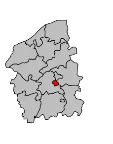 Cantonul Lisieux-2 în cadrul arondismentului