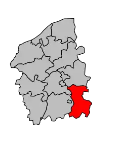 Cantonul Orbec în cadrul arondismentului