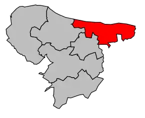 Cantonul Ryes în cadrul arondismentului