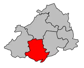 Cantonul Vire în cadrul arondismentului