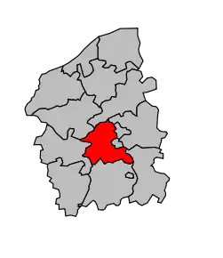 Cantonul Lisieux-3 în cadrul arondismentului