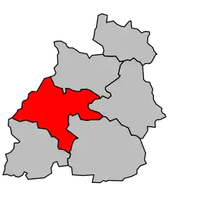 Cantonul Mauriac în cadrul arondismentului