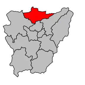 Cantonul Saint-Cernin în cadrul arondismentului