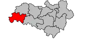 Cantonul Aigre în cadrul arondismentului