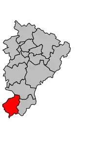 Cantonul Chalais în cadrul arondismentului