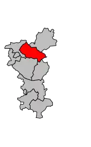 Cantonul Jarnac în cadrul arondismentului