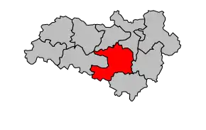 Cantonul Saint-Claud în cadrul arondismentului