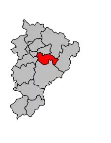 Cantonul Soyaux în cadrul arondismentului