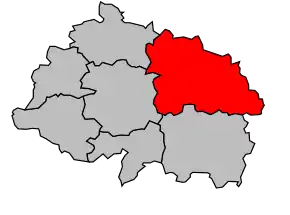 Cantonul Aulnay în cadrul arondismentului