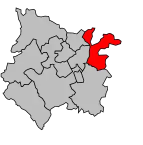 Cantonul Burie în cadrul arondismentului