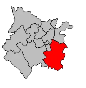 Cantonul Pons în cadrul arondismentului