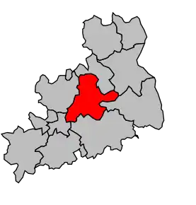 Cantonul Les Aix-d'Angillon în cadrul arondismentului