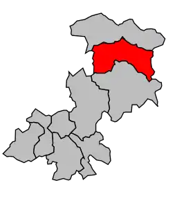 Cantonul Aubigny-sur-Nère în cadrul arondismentului