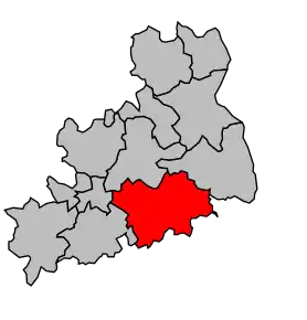 Cantonul Baugy în cadrul arondismentului