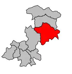 Cantonul La Chapelle-d'Angillon în cadrul arondismentului