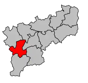 Cantonul Le Châtelet în cadrul arondismentului