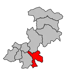Cantonul Mehun-sur-Yèvre în cadrul arondismentului