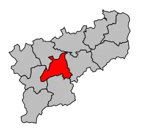 Cantonul Saint-Amand-Montrond în cadrul arondismentului